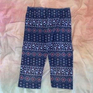 Toddler girl capri leggings